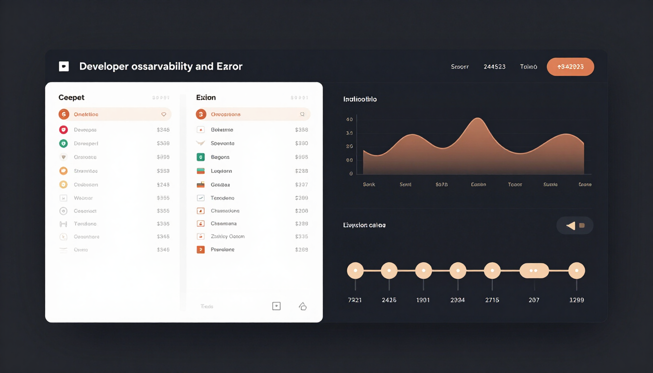 Illustrative Exception Tracker dashboard